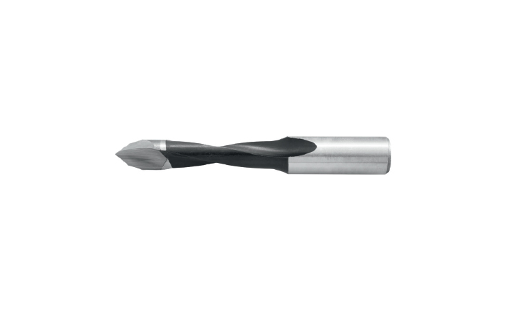 Boring bits with double clearance angle for through holes L. 70