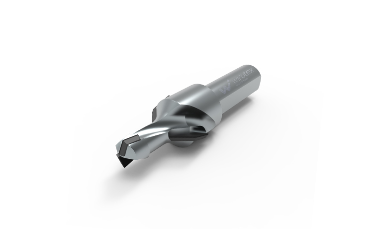 Boring bits for blind holes with countersink